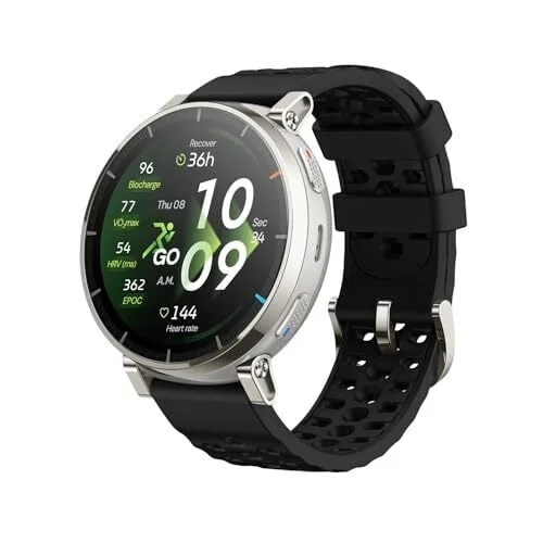 Amazfit Active 3 Premium GPS Smartwatch With 12-Day Battery