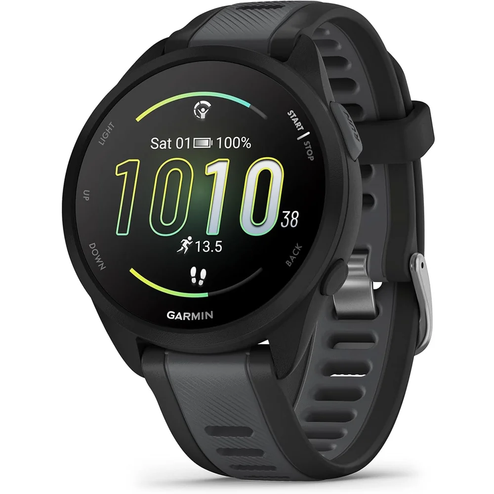 Garmin Forerunner 165 AMOLED Running Smartwatch (Black)