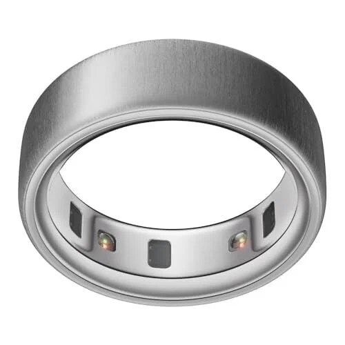 Oura Ring 4 - Brushed Silver - Size 4 - Size Before You Buy