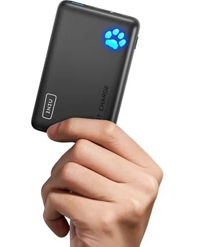 INIU 10000mAh 45W Power Bank with USB-C Cable
