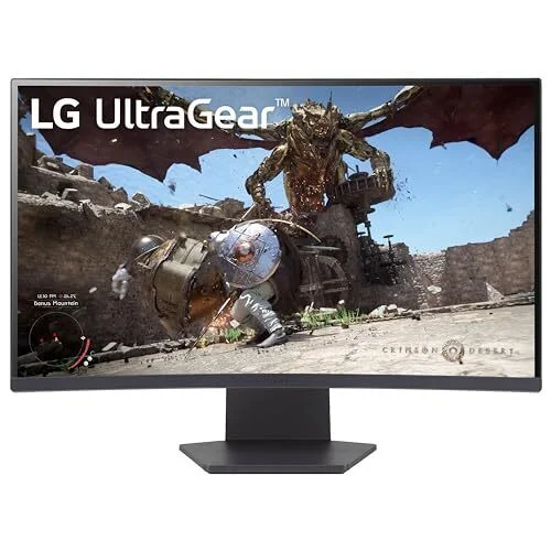 LG UltraGear 27GS60QC-B 27" 1440p 180Hz 1ms Curved Monitor