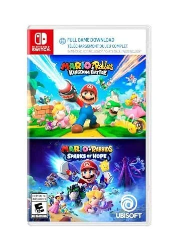 Mario + Rabbids Dual Pack - Amazon Exclusive, Nintendo Switch (Code in a Box)
