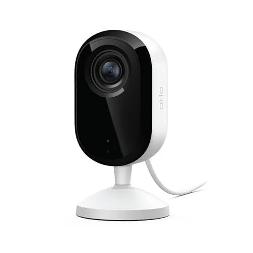 Arlo Essential 3rd Gen 2K Wired Indoor Camera (2025 Release)