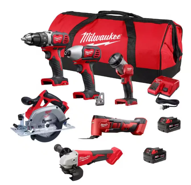 Milwaukee 18-volt,&nbsp; 6-tool combo set