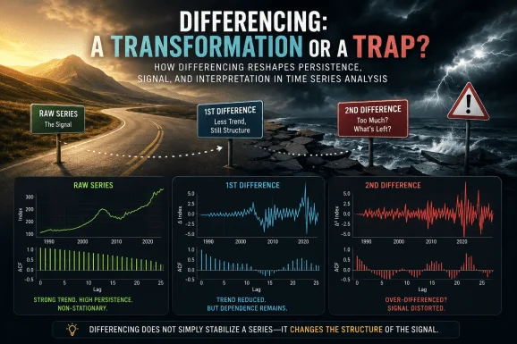 Differencing in Time Series Analysis: Effective Transformation or Potential Pitfall?