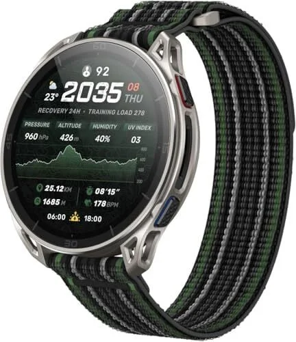 Amazfit Cheetah 2 Ultra 47mm GPS Smartwatch, 1.5" AMOLED Sapphire Glass, Ti Case, 30-Day Battery, Flashlight, 64GB, Offline Maps, 5 ATM, 180+ Sports & HYROX Fitness Tracker for Android & iPhone