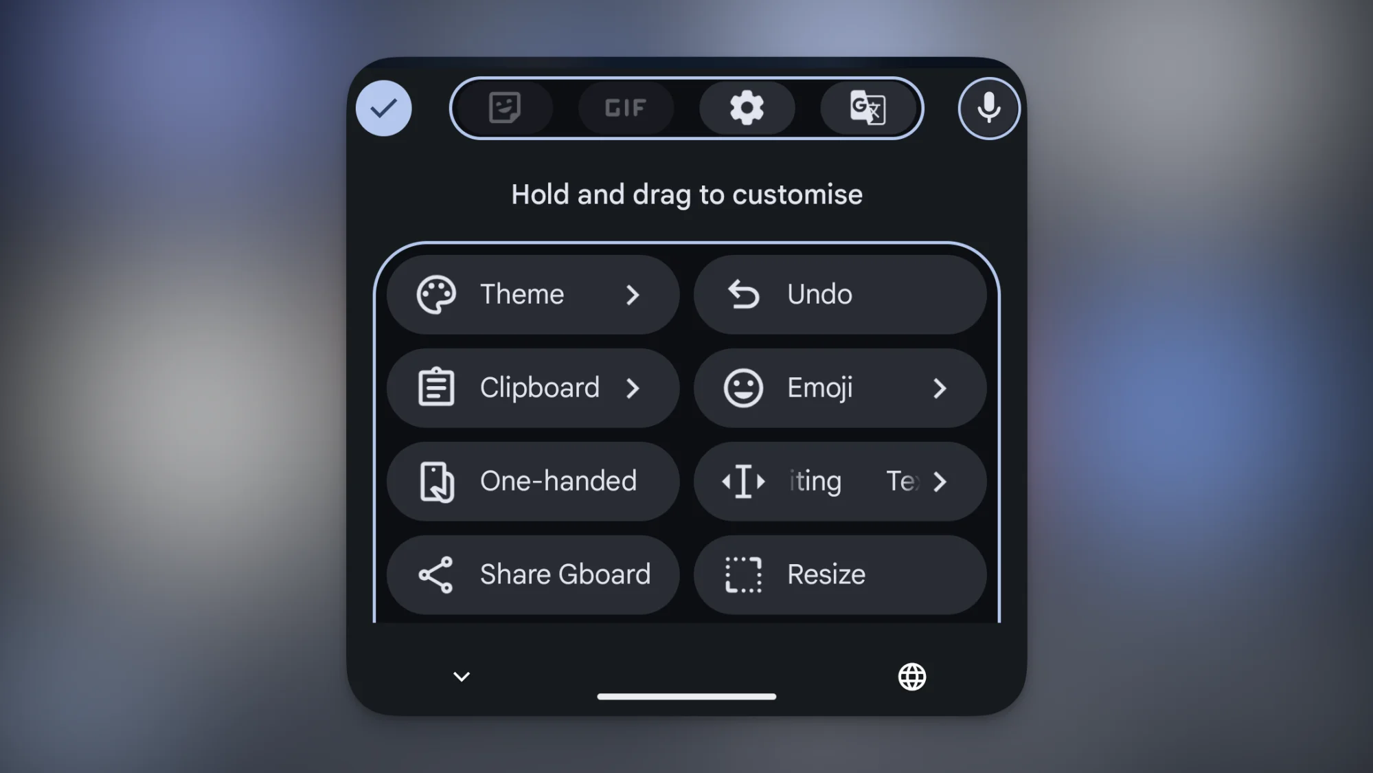 Undo button in Gboard.