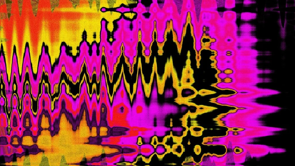 Abstract sound waves