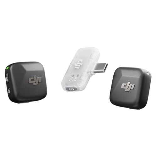 DJI Mic Mini Wireless Lavalier Microphone (2 TX + 1 Mobile RX)