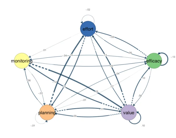 Example of within person network