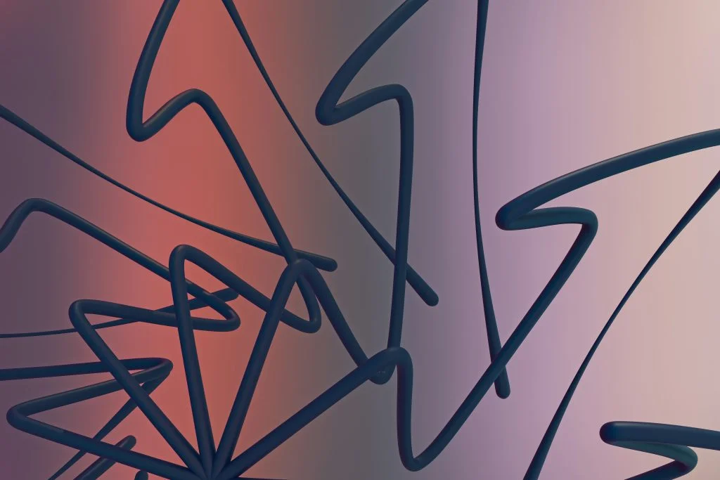 Tangled lines