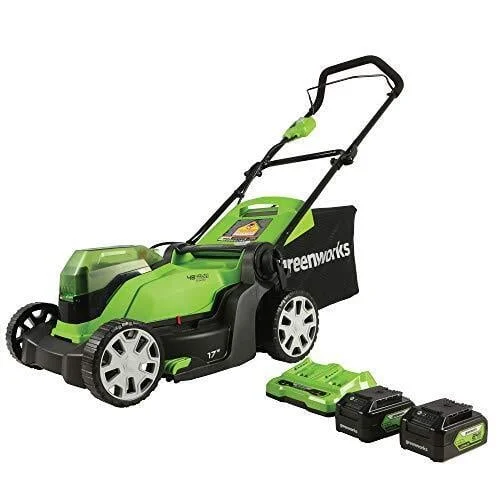 Greenworks 2 x 24V (48V) 17" Cordless Lawn Mower