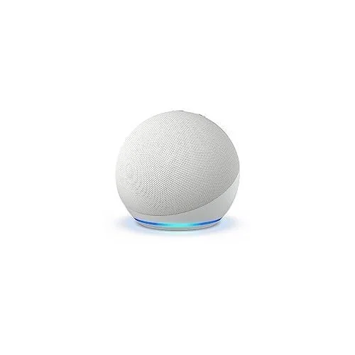 Amazon Echo Dot Smart Speaker (5th Gen, Glacier White)