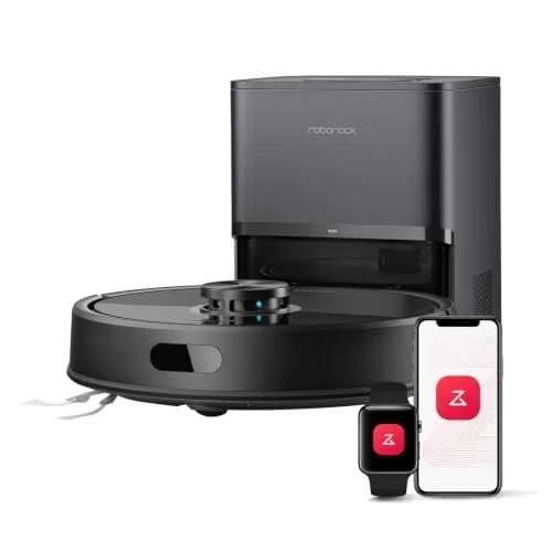 roborock Robot Vacuum Mop with LiDAR, 10000Pa, Anti-Tangle, 7&ndash;9 Weeks