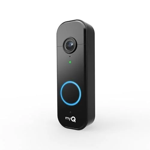 Chamberlain myQ 2K Wireless Video Doorbell (Black)