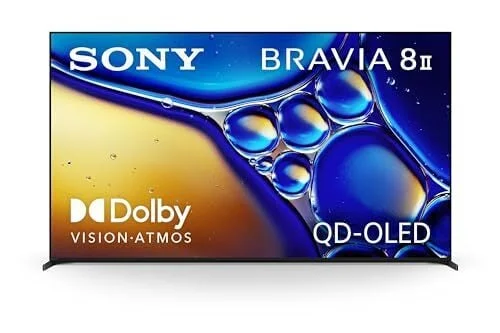 65" Sony Bravia 8 II 4K QD-OLED Smart Google TV (2025 Model)