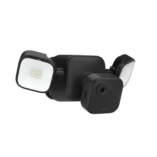 Blink Outdoor 4 Floodlight Camera With Sync Module Core (Black)